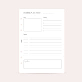 Daily insert - planning