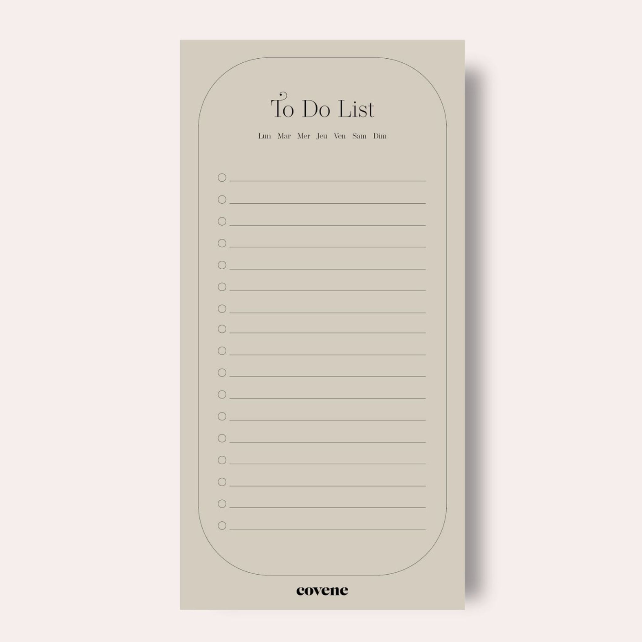 To do list