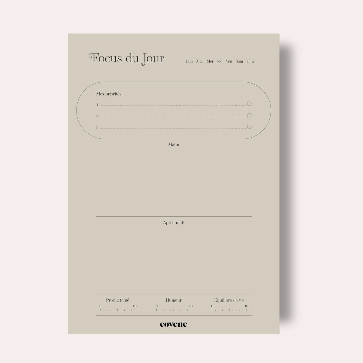 Bloc note Focus