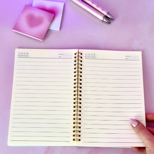 Carnet girly - noeud