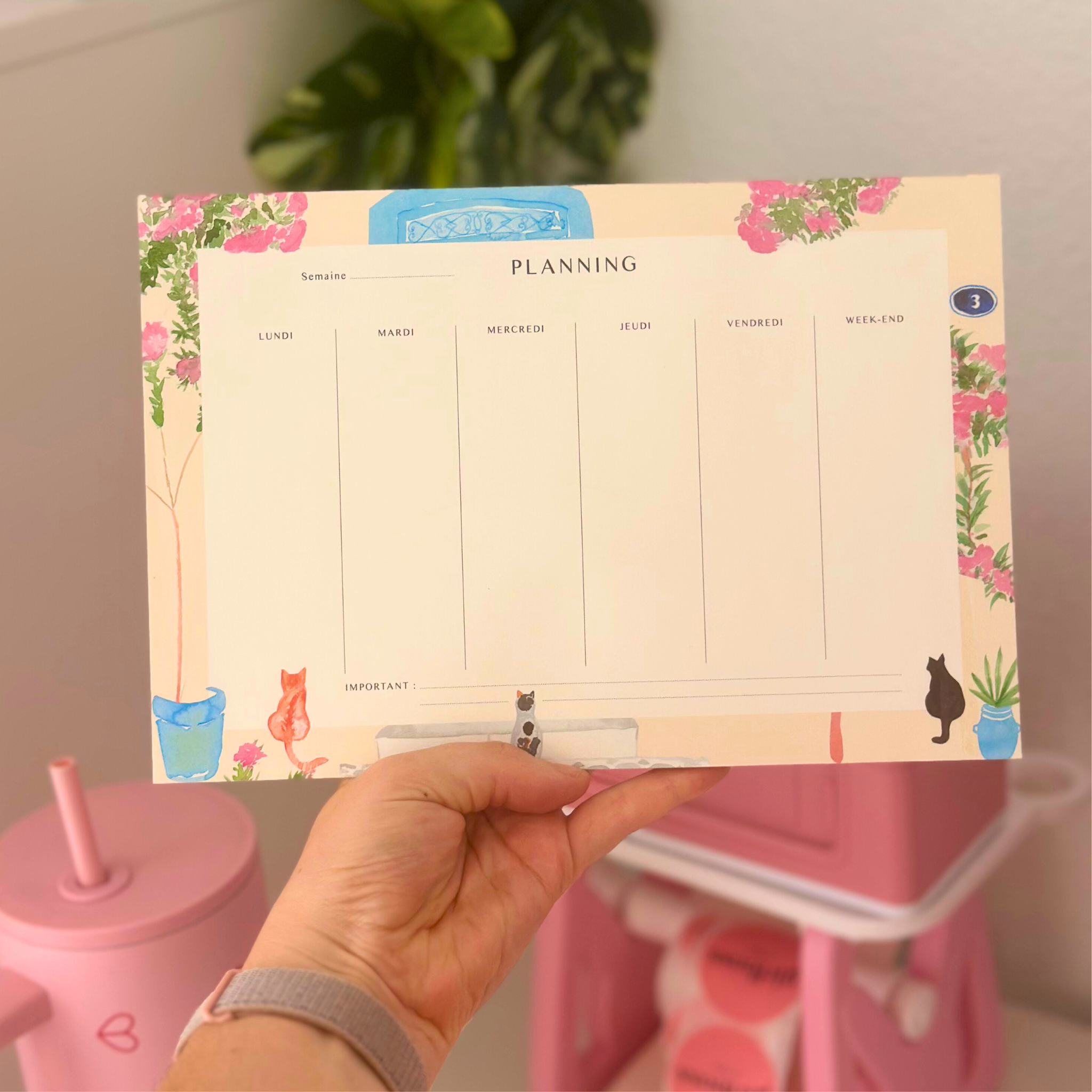 Semainier "Un air de Méditerranée"