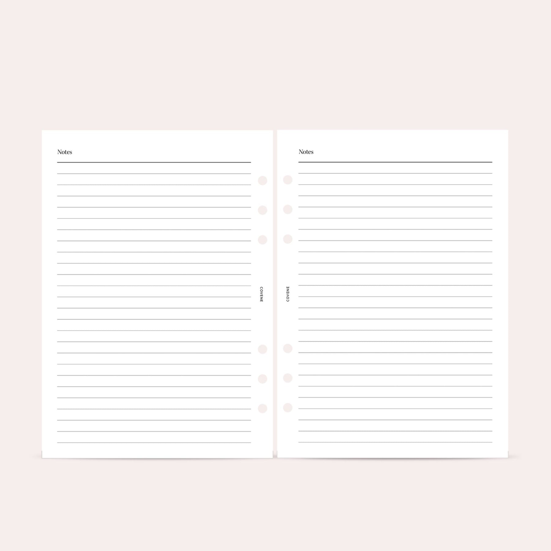 Insert notes - lignes