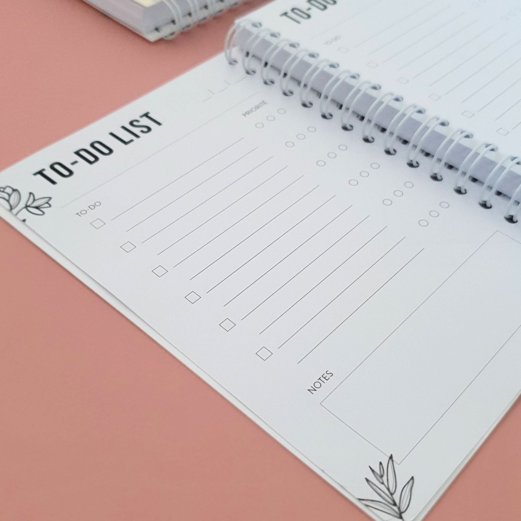 To do list (petit format) - coeur