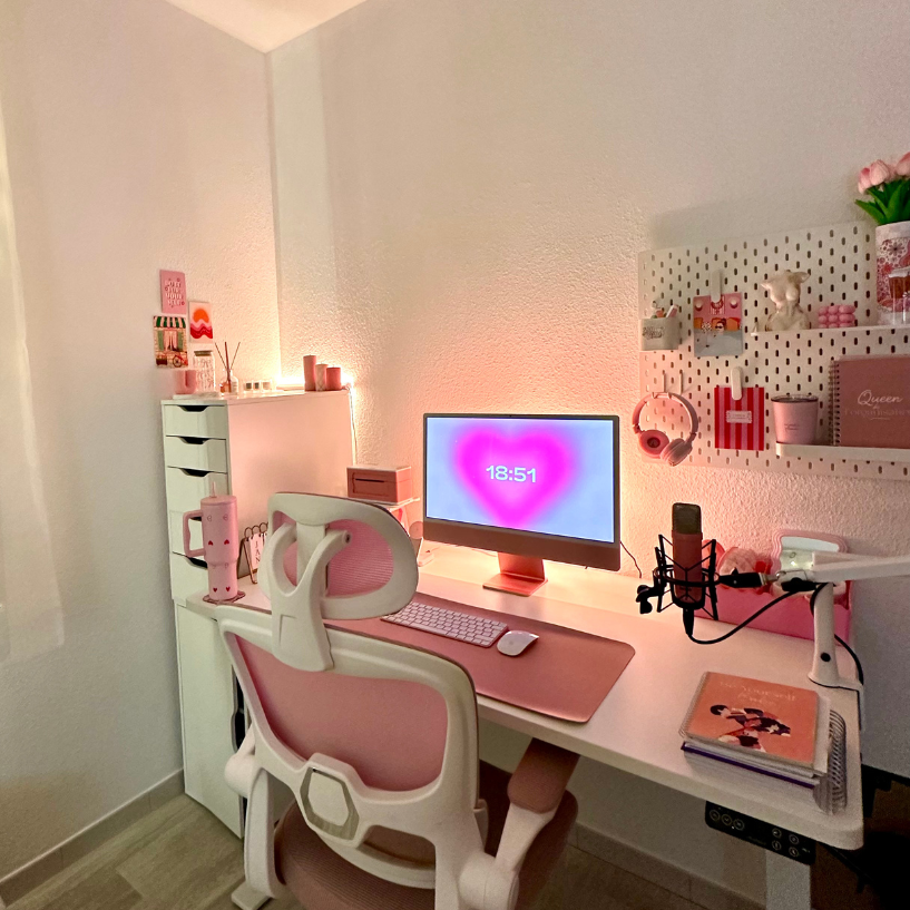 coin bureau d'une entrepreneuse qui est très organisée et productive