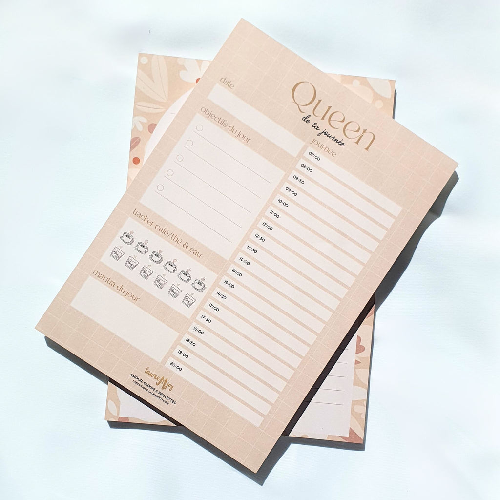 Notepad Queen of your day I Laure M Joy | Girlboss Store