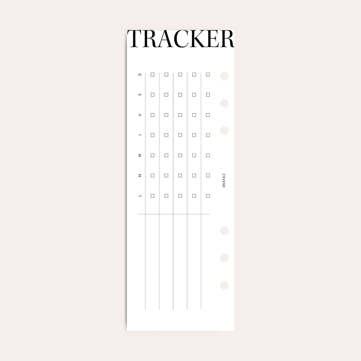 Demi-page tracker
