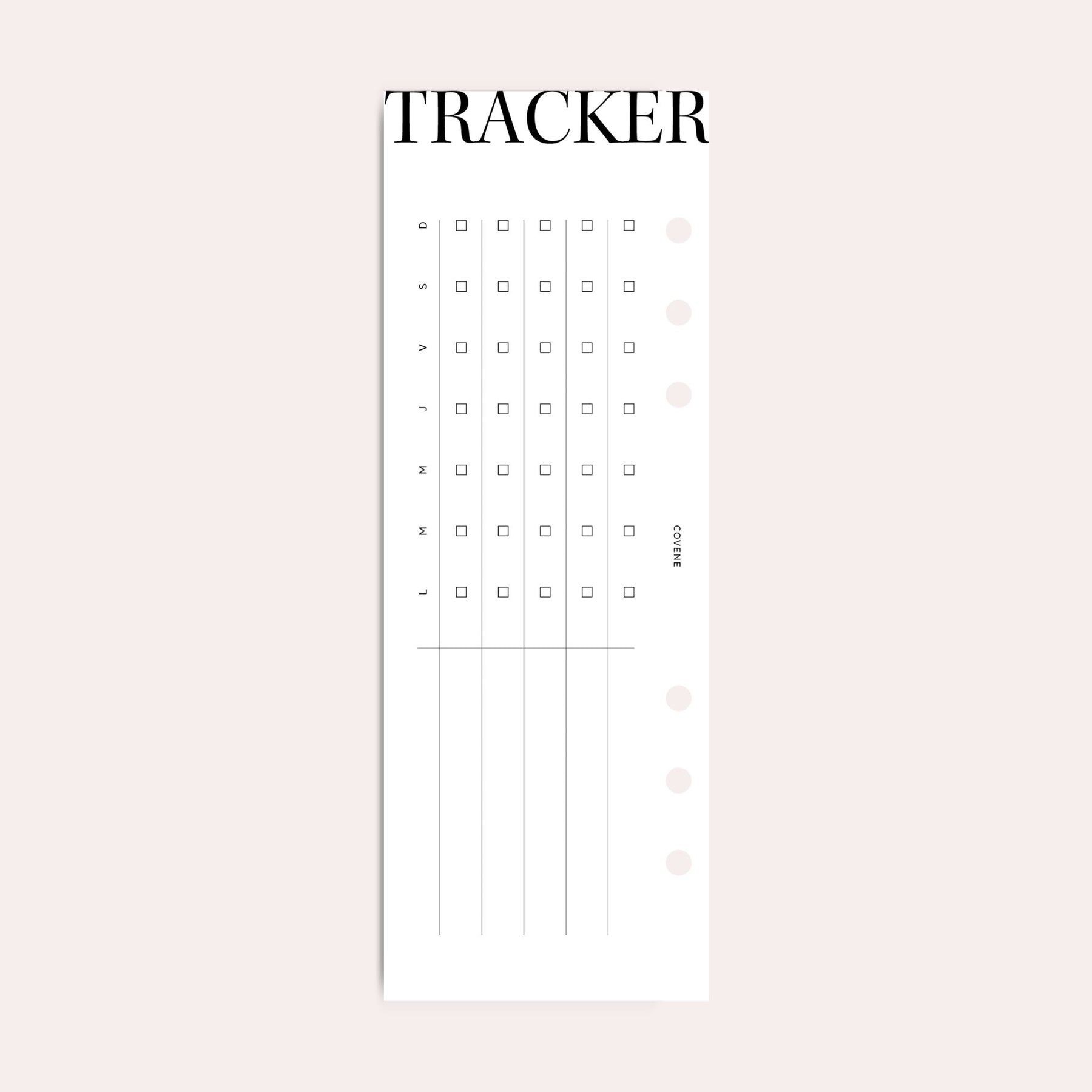 Demi-page tracker