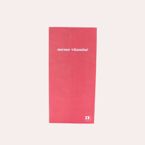 Bloc-notes – Mémo vitaminé