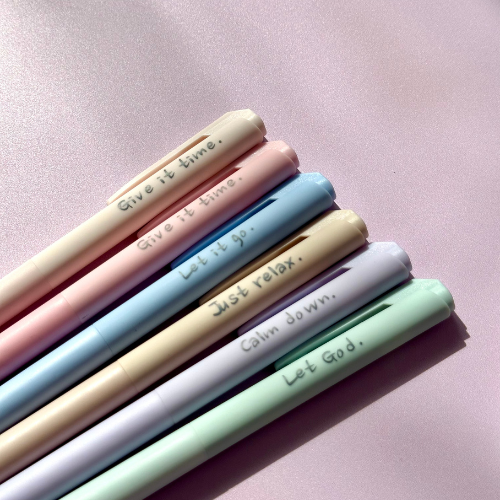 Stylos gel - couleurs
