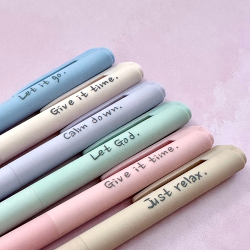 Stylos gel - couleurs