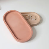 Terracotta oval tray