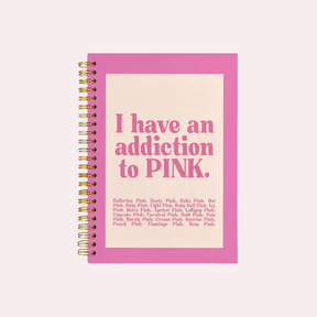 Carnet girly - addiction to pink