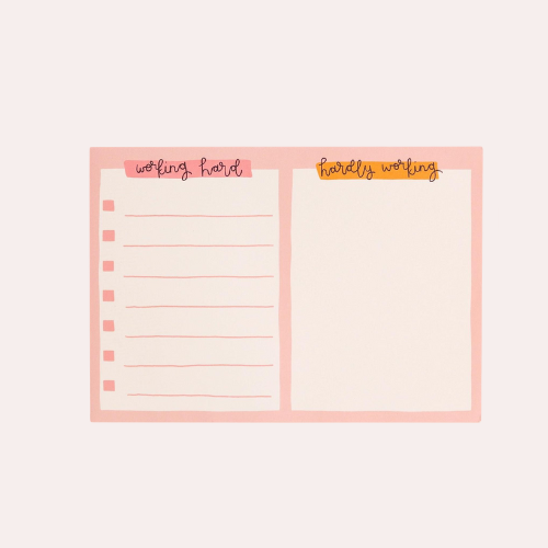 To-do bloc notes - Work hard