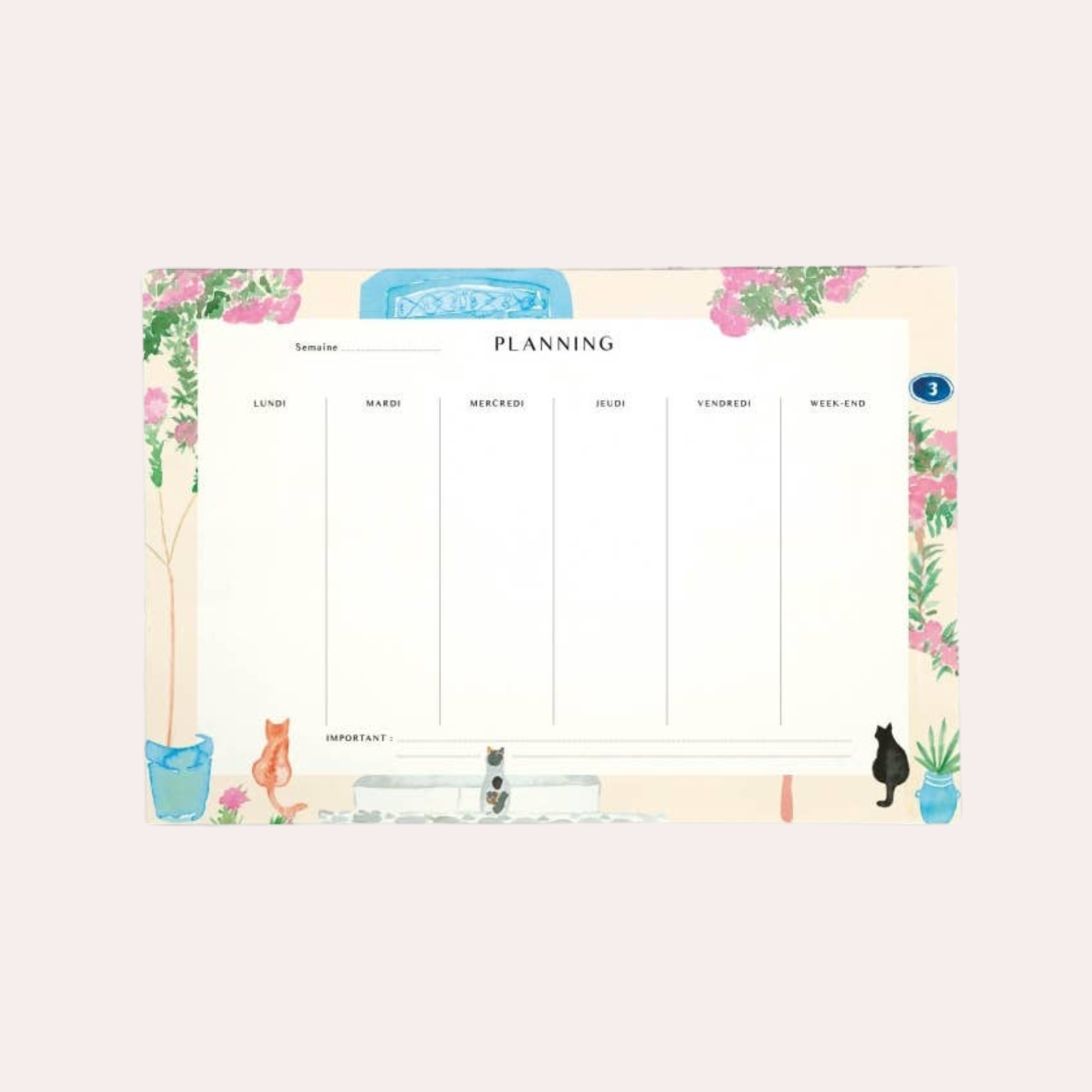 Semainier "Un air de Méditerranée"