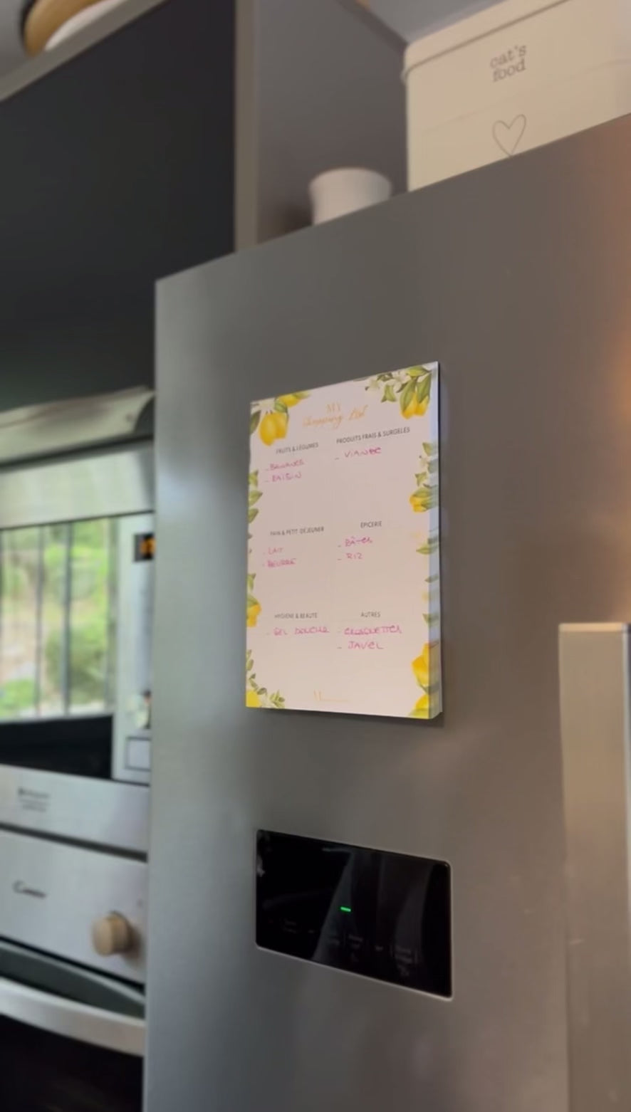 Shopping list - aimanté